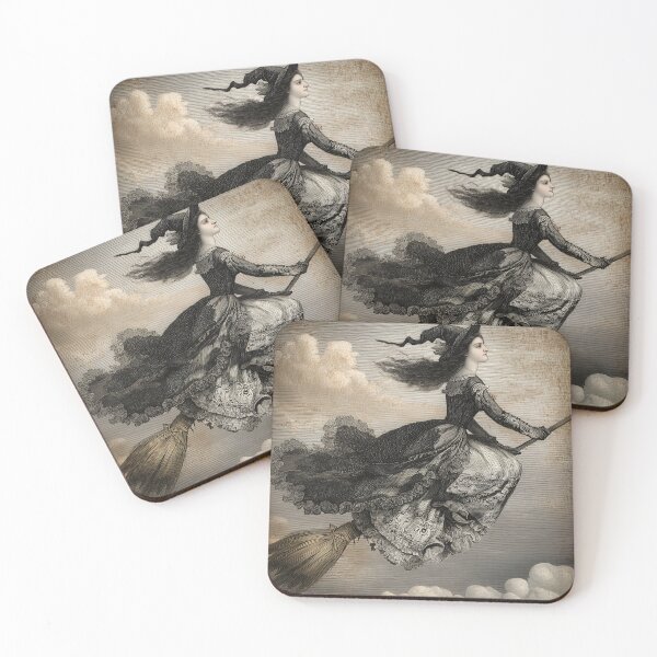 Item preview, Witch Flying Above Clouds designed and sold by lautir.