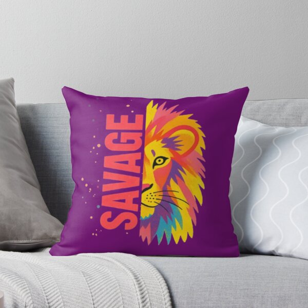 Item preview, Savage King: Vibrant Grainy Lion Portrait designed and sold by Miheerala.
