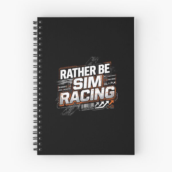 Item preview, Rather Be Sim Racing No Assists Full Send Design designed and sold by Fenay Designs.
