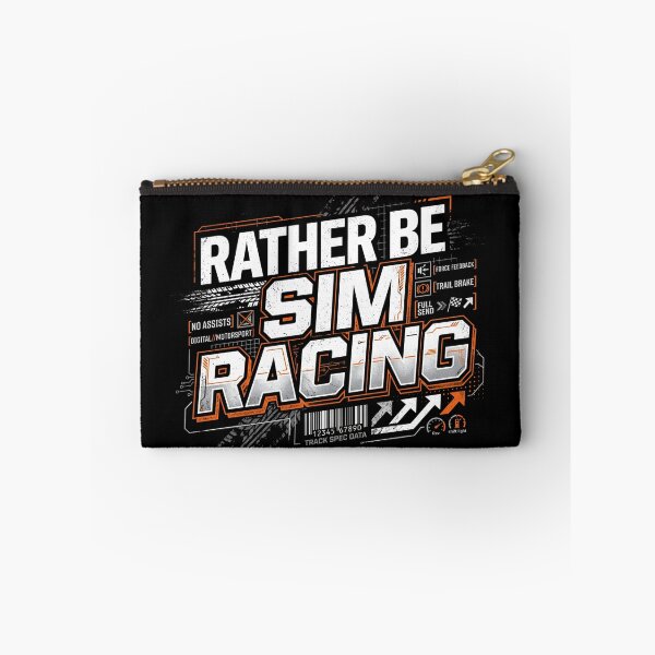 Item preview, Rather Be Sim Racing No Assists Full Send Design designed and sold by Fenay Designs.