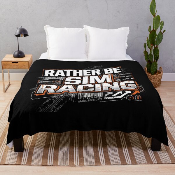 Item preview, Rather Be Sim Racing No Assists Full Send Design designed and sold by Fenay Designs.