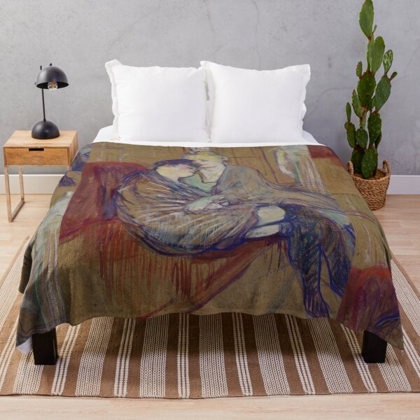 Item preview, Two Girlfriends Poster by Henri de Toulouse-Lautrec | Intimate Belle Époque Wall Art Print designed and sold by artofuniverse.