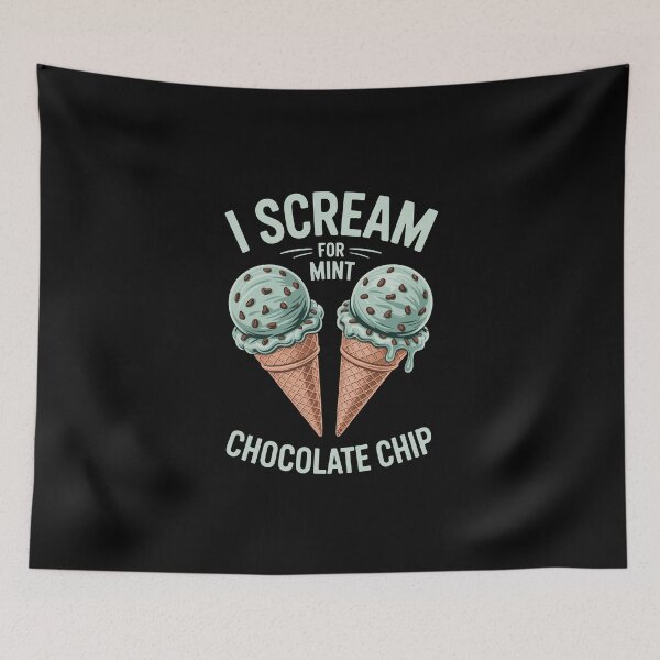 Item preview, I SCREAM FOR MINT CHOCOLATE CHIP designed and sold by jkrphoto.