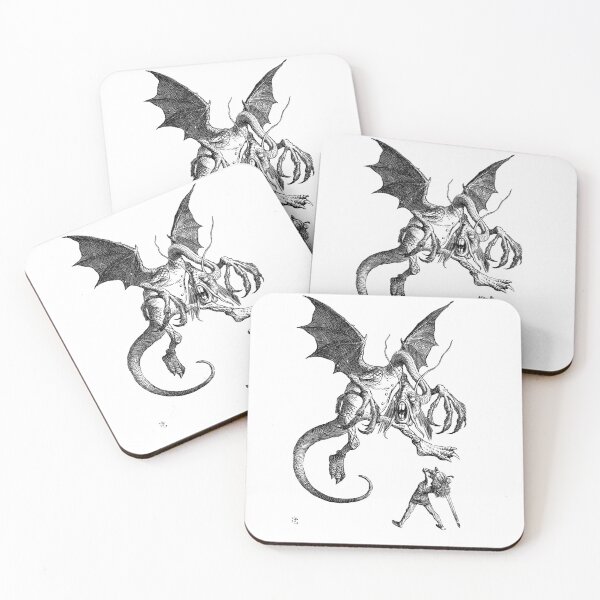 Item preview, Alice and the Jabberwocky - Alice in Wonderland - Vintage Art designed and sold by RickE.