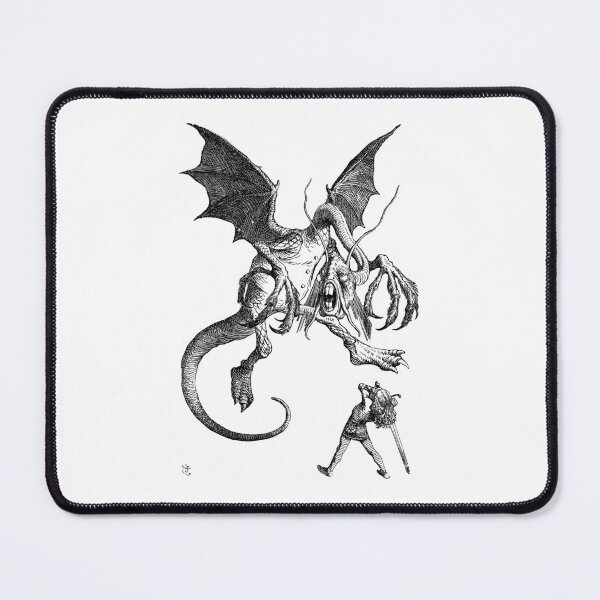 Item preview, Alice and the Jabberwocky - Alice in Wonderland - Vintage Art designed and sold by RickE.