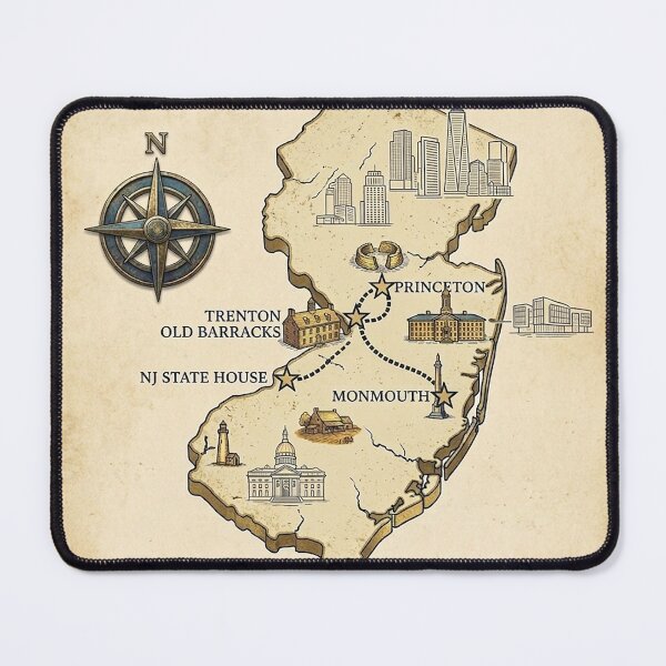 Item preview, New Jersey Crossroads Revolution 250th Anniversary designed and sold by rygenr8.