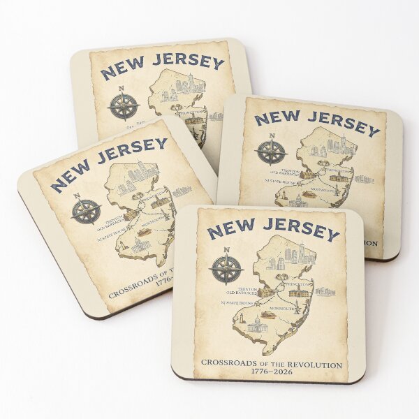 Item preview, New Jersey Crossroads Revolution 250th Anniversary designed and sold by rygenr8.