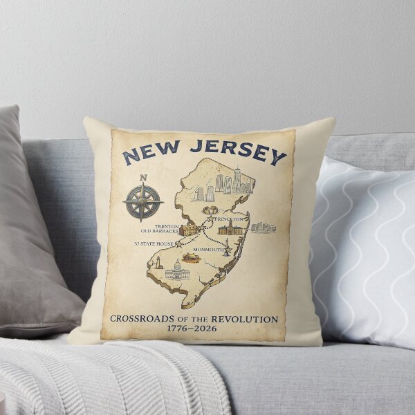Item preview, New Jersey Crossroads Revolution 250th Anniversary designed and sold by rygenr8.