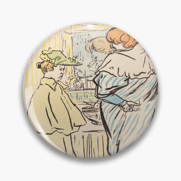 Item preview, Two Women Before a Mirror by Toulouse-Lautrec Vintage Belle Époque Paris Art designed and sold by artofuniverse.
