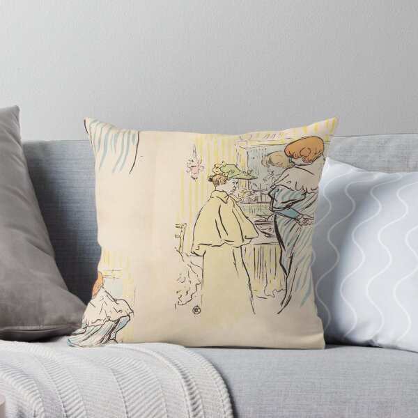 Item preview, Two Women Before a Mirror by Toulouse-Lautrec Vintage Belle Époque Paris Art designed and sold by artofuniverse.