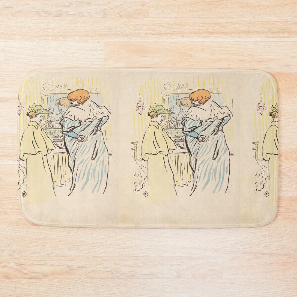 Item preview, Two Women Before a Mirror by Toulouse-Lautrec Vintage Belle Époque Paris Art designed and sold by artofuniverse.