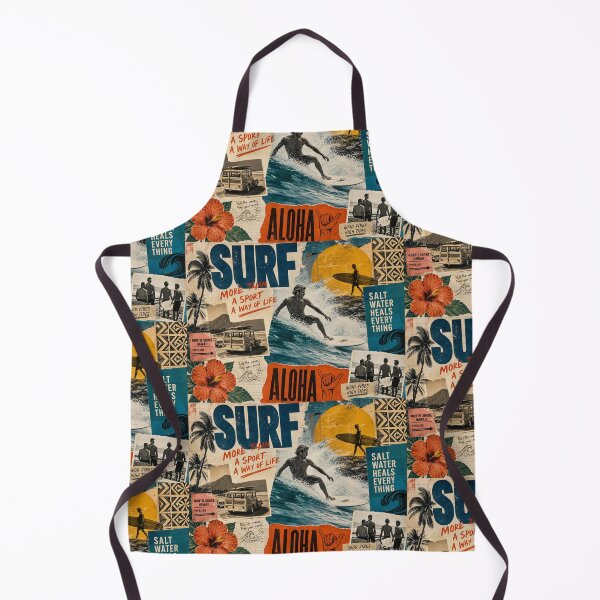 Item preview, SURF COLLAGE — Vibrant Surfing Art Poster (Vintage + Modern) designed and sold by Jandedan.