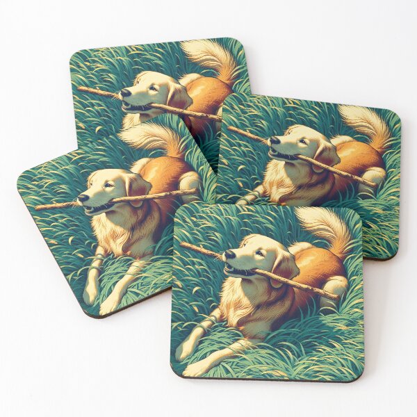 Item preview, Golden Retriever, Ai Generated Art designed and sold by ACC .