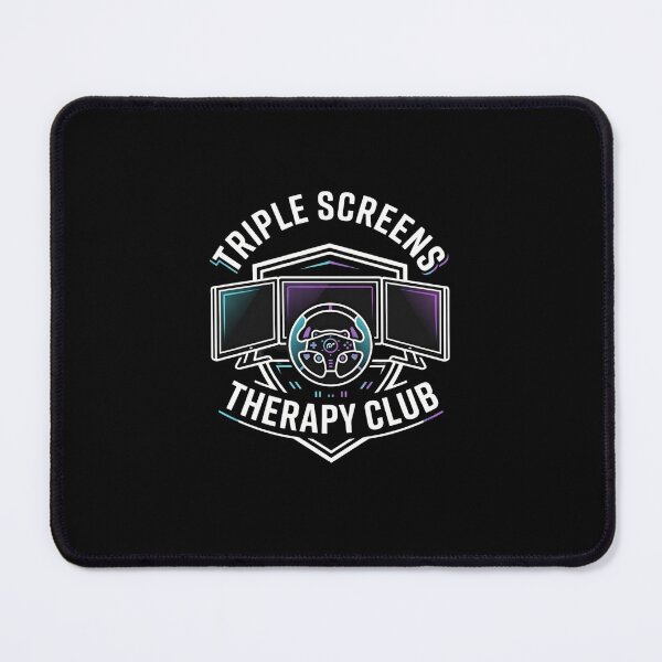 Item preview, Triple Screens Therapy Club Sim Racing Design designed and sold by Fenay Designs.