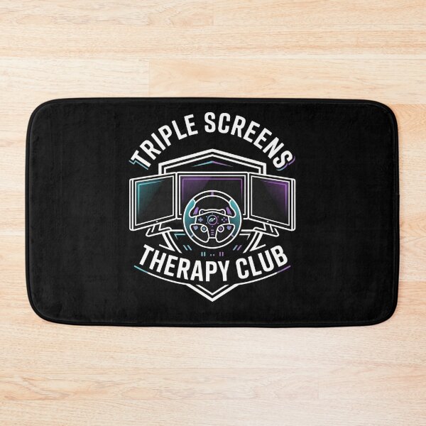 Item preview, Triple Screens Therapy Club Sim Racing Design designed and sold by Fenay Designs.