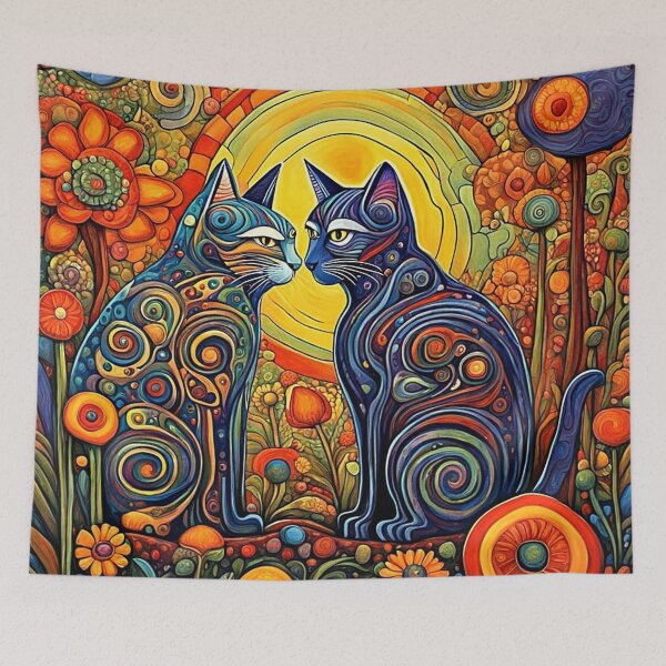 Item preview, The Pondering Cats designed and sold by George Hutton Hunter.