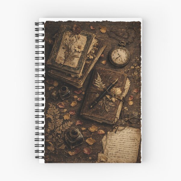 Item preview, Dark Academia Study Flatlay – Vintage Aesthetic Objects Art | Dark Academia Aesthetic Sticker Gift designed and sold by irfanshikh.