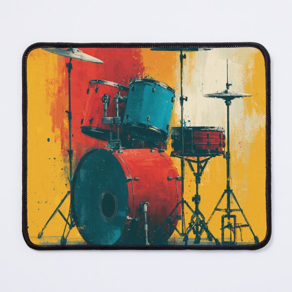Item preview, A drumset for drummers drawing artwork designed and sold by gut2000.
