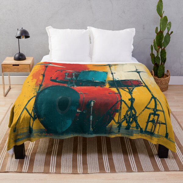 Item preview, A drumset for drummers drawing artwork designed and sold by gut2000.