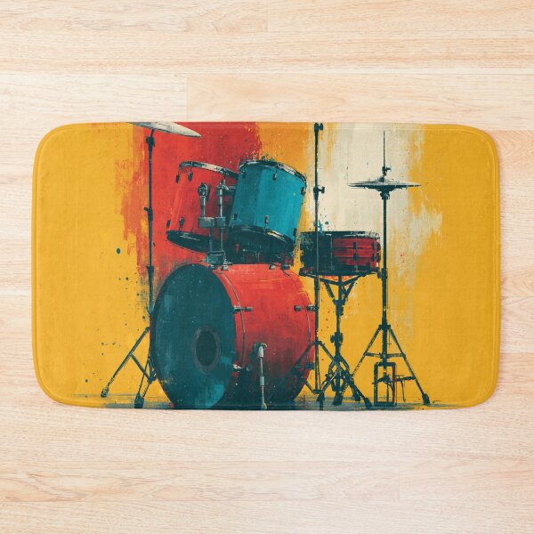 Item preview, A drumset for drummers drawing artwork designed and sold by gut2000.