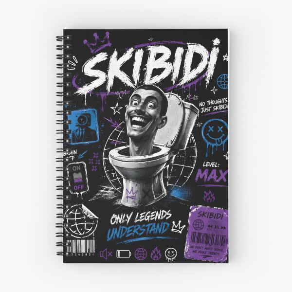 Item preview, Skibidi Brain Rot Streetwear Poster designed and sold by DCdigitalgrowth.
