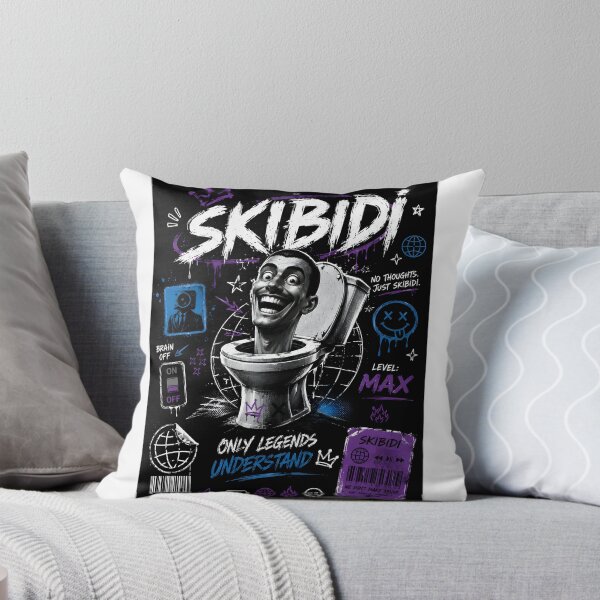 Item preview, Skibidi Brain Rot Streetwear Poster designed and sold by DCdigitalgrowth.
