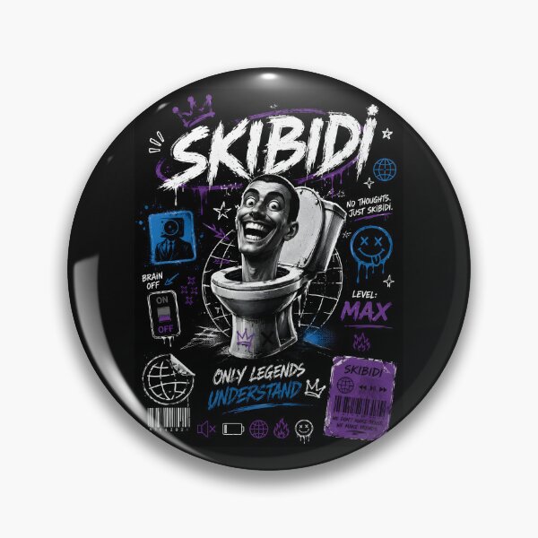 Item preview, Skibidi Brain Rot Streetwear Poster designed and sold by DCdigitalgrowth.