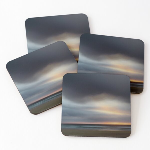 Item preview, ICM Moody gloomy sunset with dark clouds in beautiful Scheveningen. designed and sold by Jonnekesart.