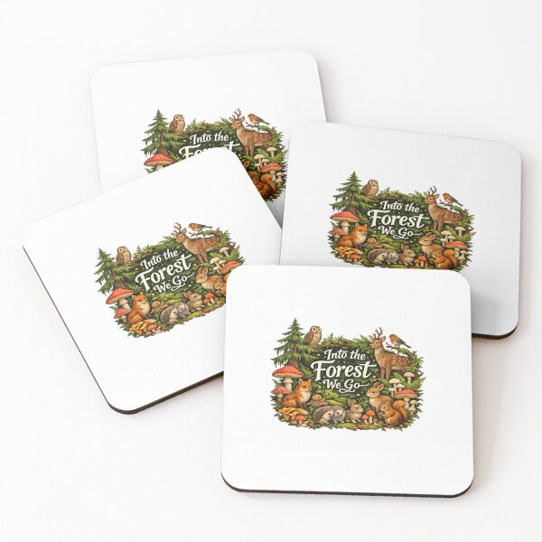 Item preview, Into The Forest We Go – Woodland Animals & Mushrooms Design designed and sold by Hobby-up.