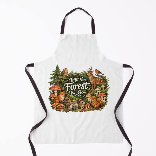 Item preview, Into The Forest We Go – Woodland Animals & Mushrooms Design designed and sold by Hobby-up.