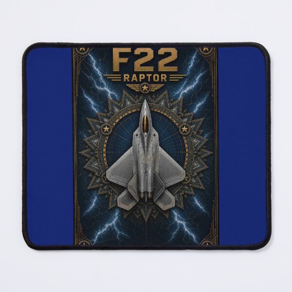 Item preview, F-22 Raptor Mandala – FAST Tactical Aviation Art Poster designed and sold by shaynetwright.