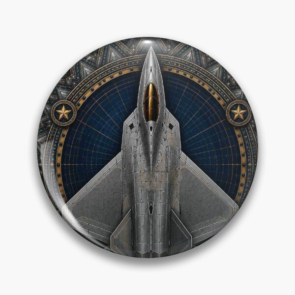 Item preview, F-22 Raptor Mandala – FAST Tactical Aviation Art Poster designed and sold by shaynetwright.