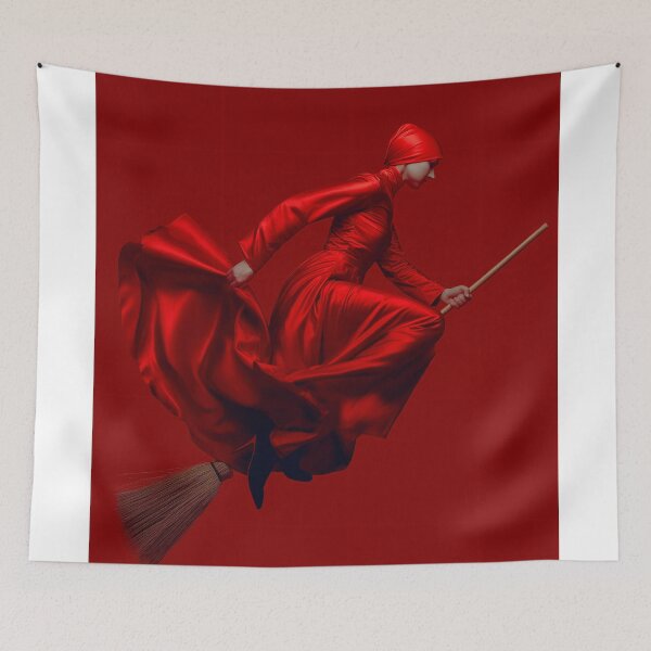 Item preview, Flying Woman in Red Dress designed and sold by lautir.