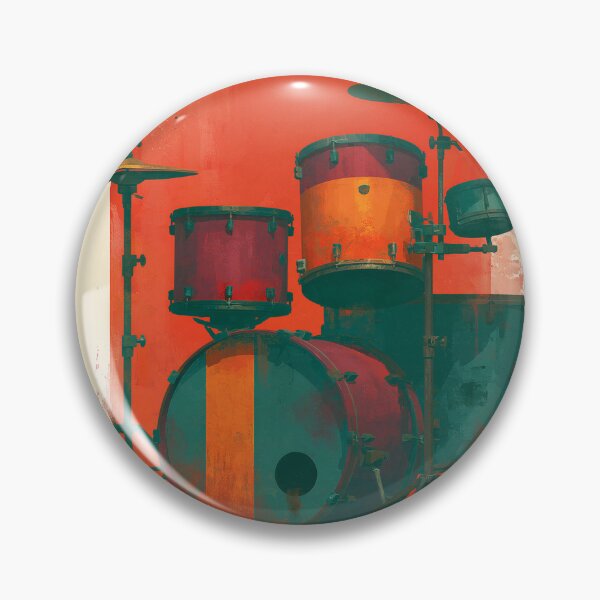 Item preview, A drumset for drummers drawing artwork designed and sold by gut2000.