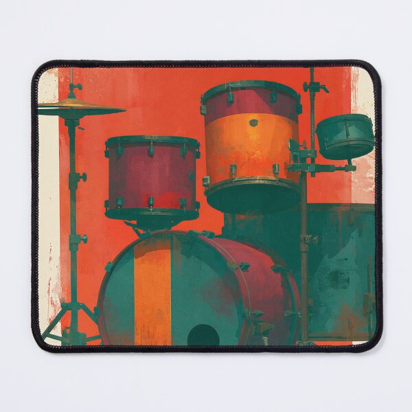 Item preview, A drumset for drummers drawing artwork designed and sold by gut2000.