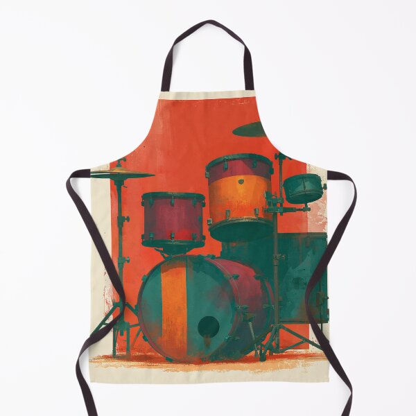 Item preview, A drumset for drummers drawing artwork designed and sold by gut2000.