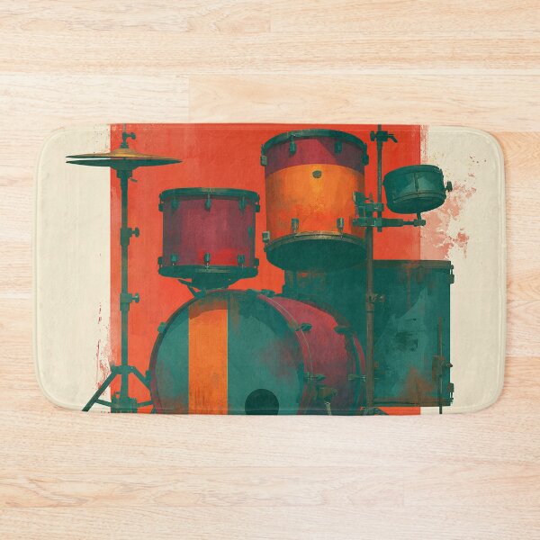 Item preview, A drumset for drummers drawing artwork designed and sold by gut2000.
