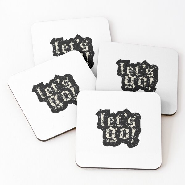 Item preview, Let's Go typography in a vintage look designed and sold by AstraAnalog.