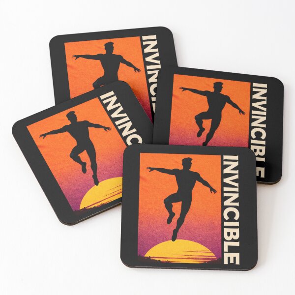 Item preview, Silhouette of Flying Superhero Retro Comic Style designed and sold by iwzzuel.