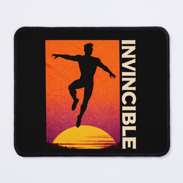 Item preview, Silhouette of Flying Superhero Retro Comic Style designed and sold by iwzzuel.