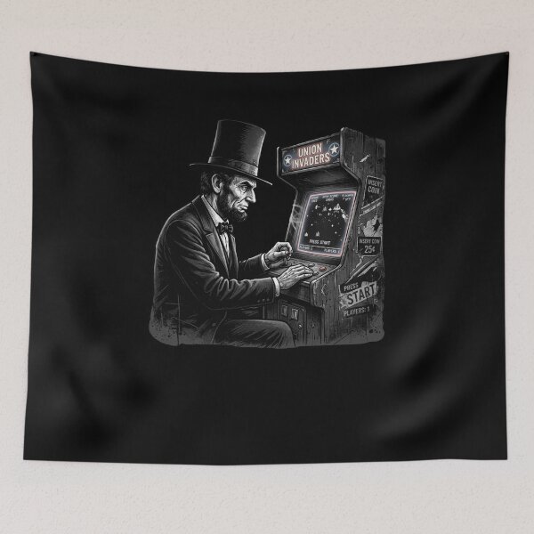 Item preview, Abraham Lincoln Union Invaders Arcade Gamer designed and sold by snowry.