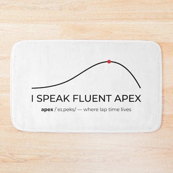 Item preview, I Speak Fluent Apex Sim Racing Line Design designed and sold by Fenay Designs.