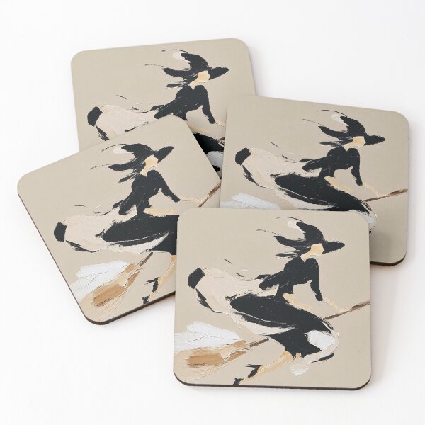 Item preview, Elegant Witch on a Broomstick designed and sold by lautir.