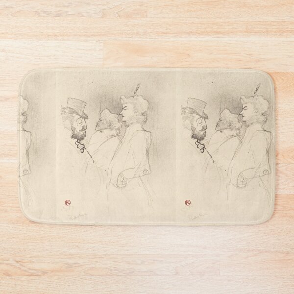 Item preview, Why Not? Once Is Not a Habit by Henri de Toulouse-Lautrec Vintage Paris Café Sketch Art Print designed and sold by artofuniverse.