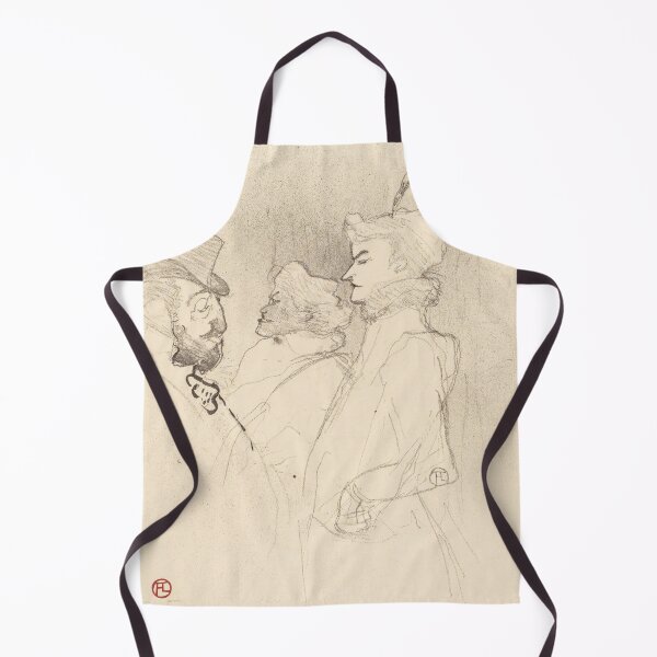 Item preview, Why Not? Once Is Not a Habit by Henri de Toulouse-Lautrec Vintage Paris Café Sketch Art Print designed and sold by artofuniverse.