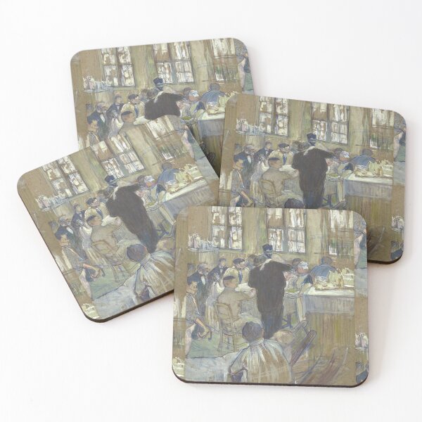 Item preview, Henri de Toulouse-Lautrec Vintage Café Interior Wall Art Print designed and sold by artofuniverse.