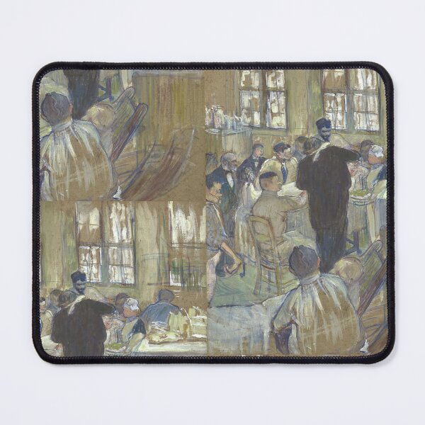 Item preview, Henri de Toulouse-Lautrec Vintage Café Interior Wall Art Print designed and sold by artofuniverse.