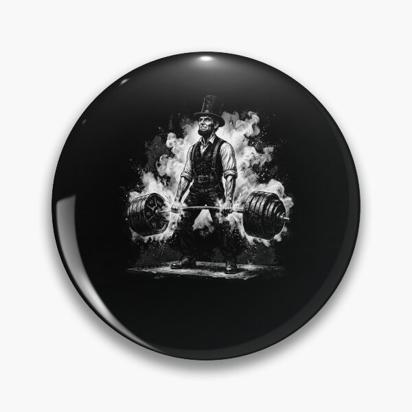 Item preview, Abraham Lincoln Deadlift Weightlifting Powerlifter designed and sold by snowry.
