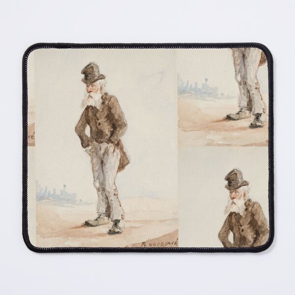 Item preview, Henri de Toulouse-Lautrec Vintage Figure Study Watercolor Wall Art Print designed and sold by artofuniverse.