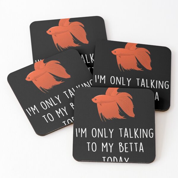 Item preview, Funny Red Betta Fish Lover - I'm Only Talking To My Betta Today designed and sold by haitrieuic96.